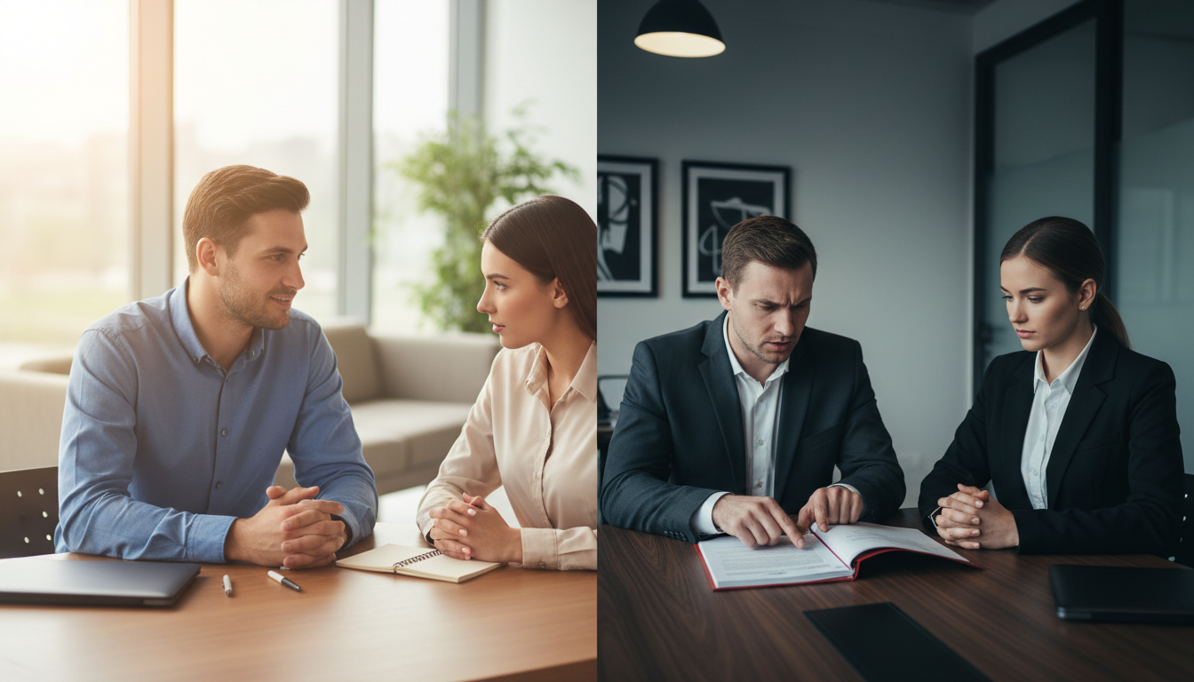 Quelle est la différence entre un entretien de recadrage et un entretien disciplinaire ?