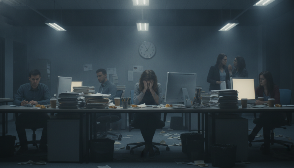 découvrez comment gérer une ambiance de travail toxique : conseils pour choisir entre démissionner ou affronter les risques pour votre santé mentale.