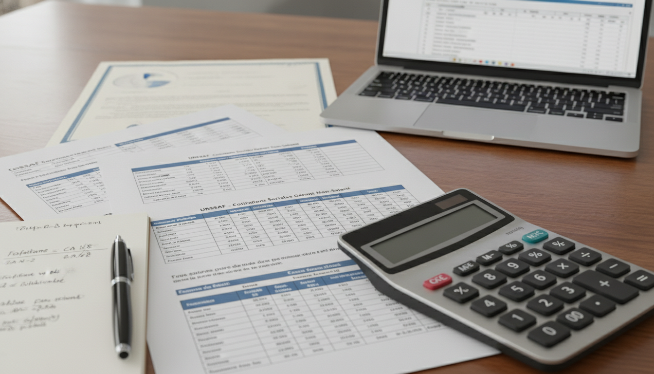Quels sont les calculs et taux des cotisations URSSAF pour un gérant non salarié ?